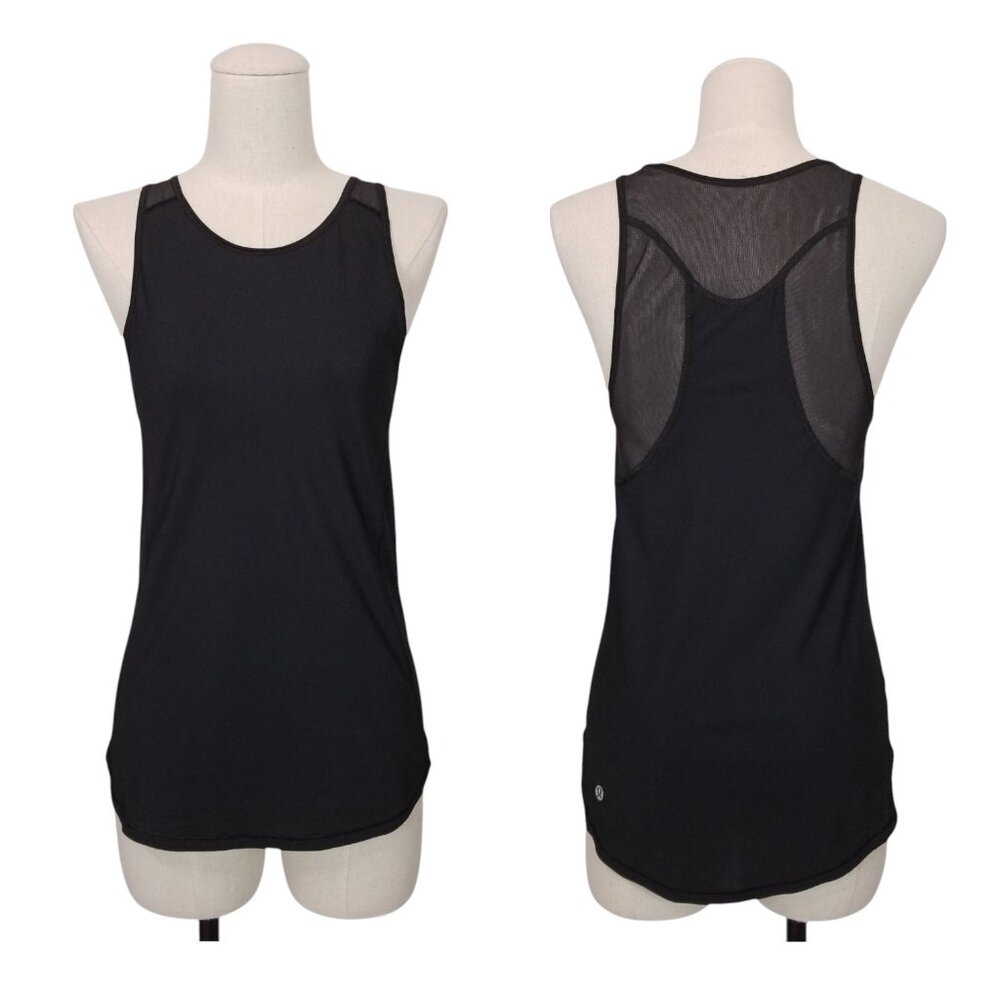 Lululemon Sculpt Tank II Black Sz 2